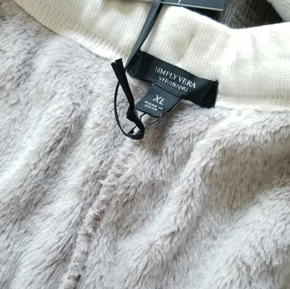 🍒NWT🍒 SIMPLY VERA WANG TEDDY SLEEP PANTS - Picture 5 of 7